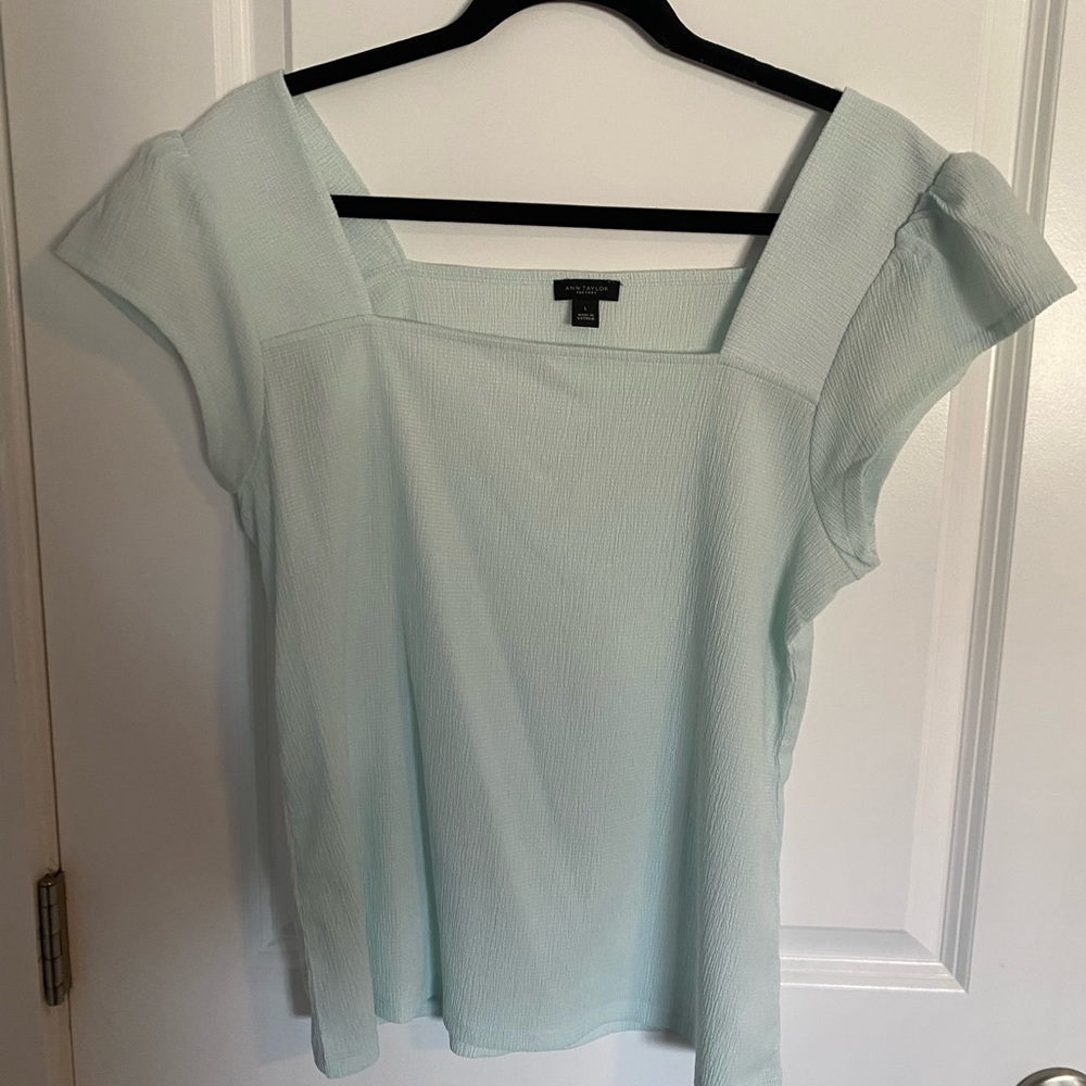 Banana Republic Delicate Mint Blouse